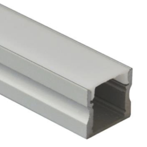 Recessed Aluminium Profile Without Wings | 15mm Depth | 17mm Width