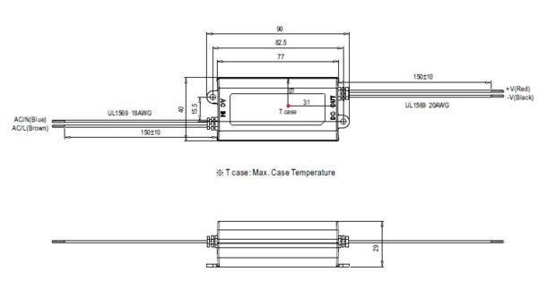 LED Driver |APV-16 | 16W | Class 2 | IP42 | Output: 12V DC or 24V DC - Image 2