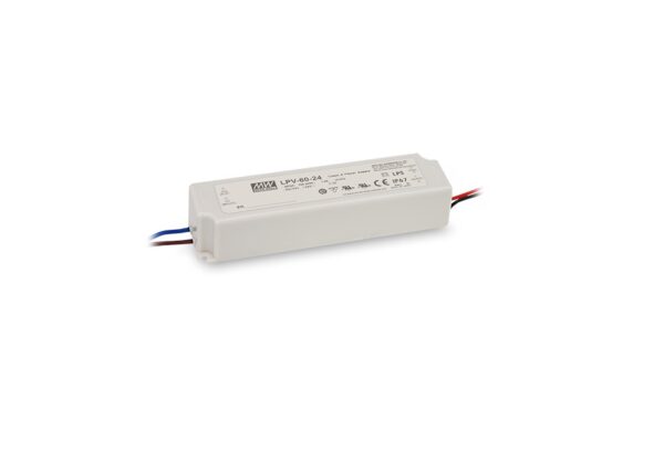 Meanwell Driver LPV-60 12V/24V DC Class 2 IP67