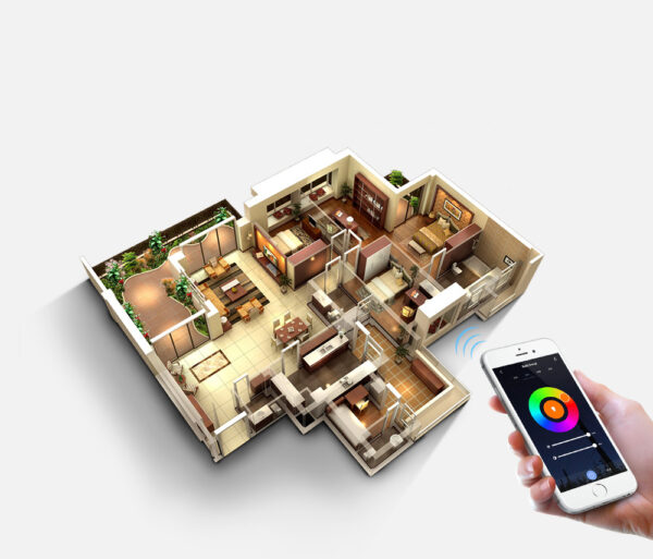 5 in 1 W/CCT/RGB+W Controller | DC12-48V | 6A/Channel | Smart App - Image 4