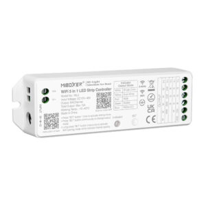 5 in 1 W/CCT/RGB+W Controller | DC12-48V | 6A/Channel | Smart App