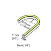 Neon-Flex 12V LED Strip Light  | 0611 | 6mm Width 11mm Height | 9.6 W/Meter | 5M Length - Image 3